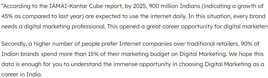 Digital Marketing Report